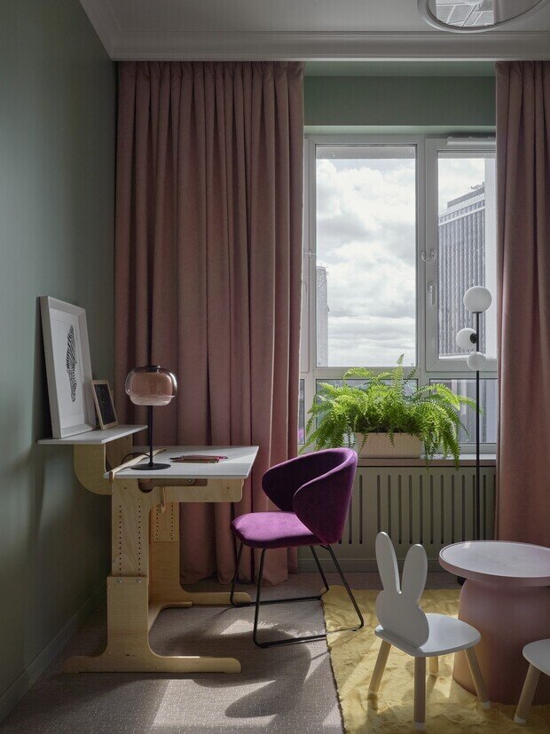 Фотография: Детская в стиле Современный, Эклектика, Квартира, Проект дня, Москва, 3 комнаты, 60-90 метров, Анна Тарасова, Варвара Пономарева – фото на INMYROOM