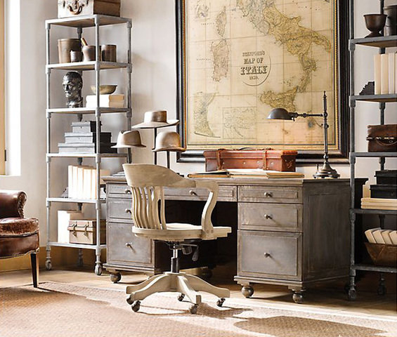 Фотография: Офис в стиле Прованс и Кантри, Классический, Современный – фото на INMYROOM