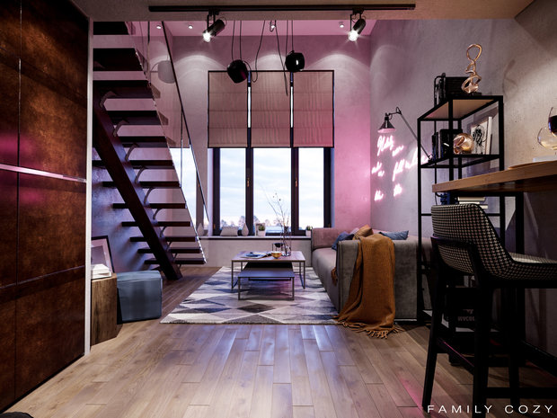 Фото из портфолио Апарт-отель Лофт – фотографии дизайна интерьеров на INMYROOM