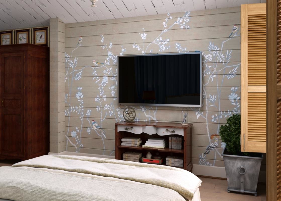 Фотография: Спальня в стиле Прованс и Кантри, Дом, Проект недели, Челябинск, 3 комнаты, Более 90 метров, Марина Кутепова – фото на INMYROOM