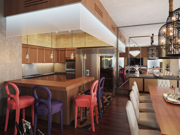 Фотография: Кухня и столовая в стиле Современный, Эклектика – фото на INMYROOM