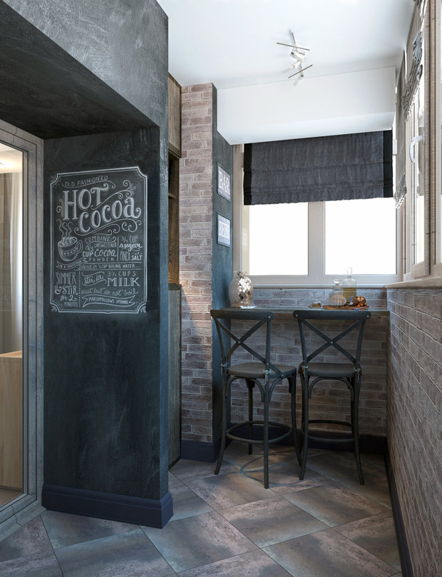 Фото из портфолио Уютный лофт в ЖК Московские Водники – фотографии дизайна интерьеров на INMYROOM