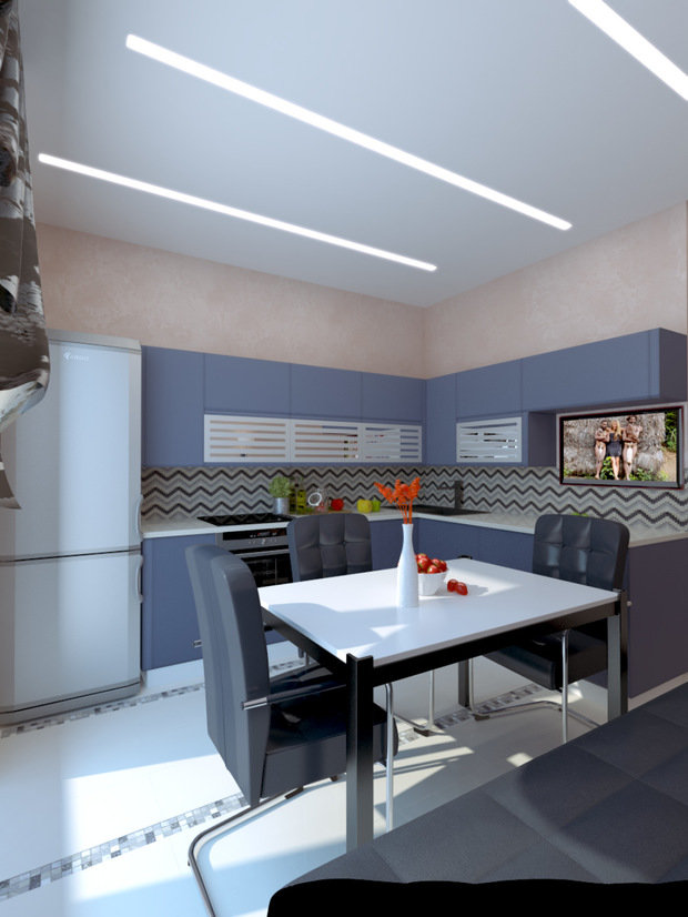 Фото из портфолио 1-ком квартира 45 м2 г. Мытищи Моск. обл – фотографии дизайна интерьеров на INMYROOM