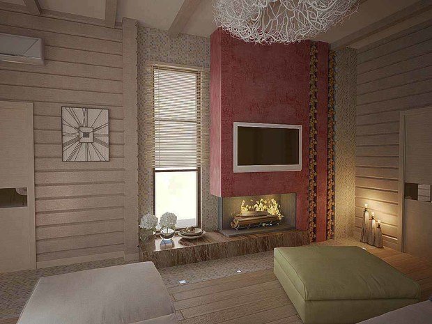 Фото из портфолио Баня-временный дом – фотографии дизайна интерьеров на InMyRoom.ru