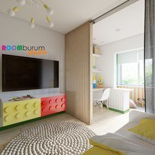 Фото из портфолио Детская в стиле LEGO – фотографии дизайна интерьеров на INMYROOM