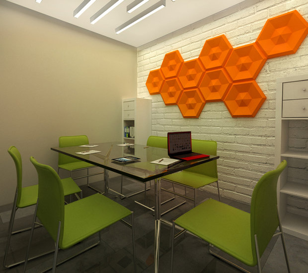 Фото из портфолио Офис для строительной компании – фотографии дизайна интерьеров на INMYROOM