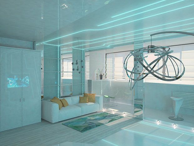 Фото из портфолио "Клубная квартира" – фотографии дизайна интерьеров на INMYROOM