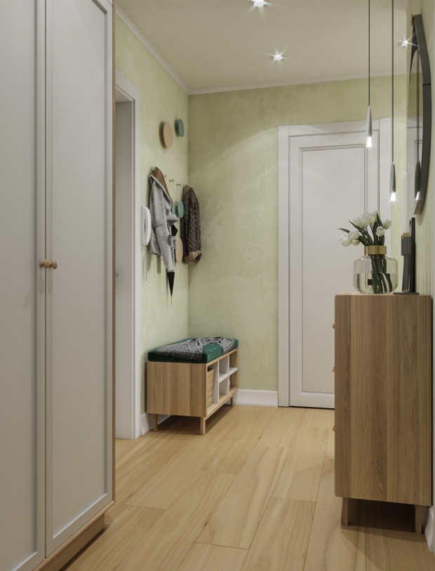 Фото из портфолио Однокомнатная квартира 44 кв.м. – фотографии дизайна интерьеров на INMYROOM