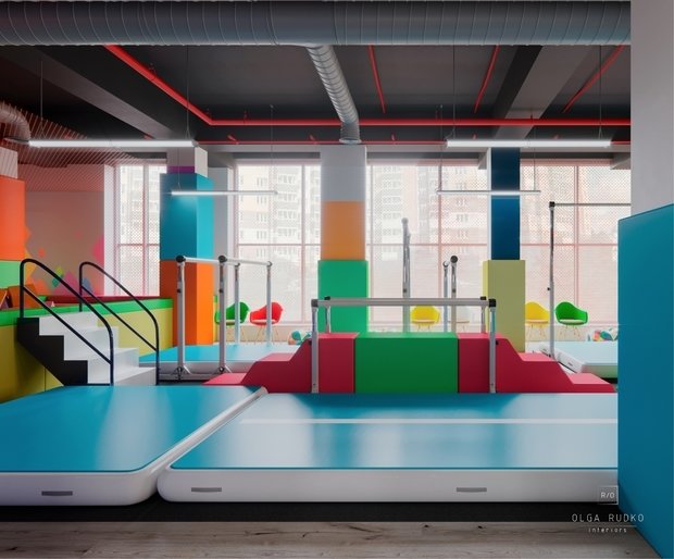 Фото из портфолио KrohaGYM team – фотографии дизайна интерьеров на INMYROOM