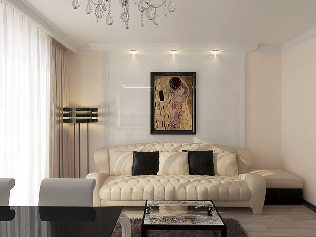 Фото из портфолио Черно-белое кино – фотографии дизайна интерьеров на INMYROOM