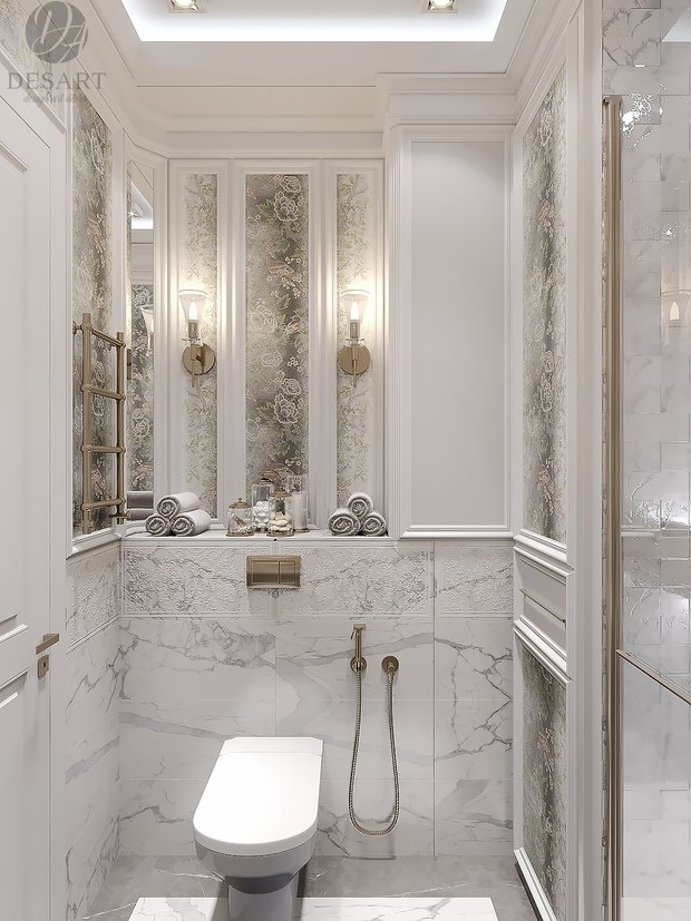 Фото из портфолио ЖК Утесов. Гостевой санузел – фотографии дизайна интерьеров на INMYROOM