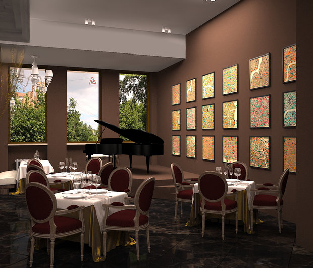 Фото из портфолио Ресторан Philippe – фотографии дизайна интерьеров на INMYROOM