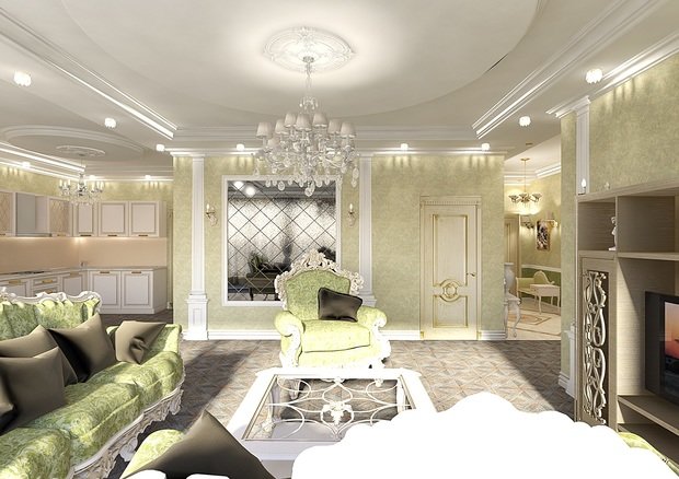 Фото из портфолио классика – фотографии дизайна интерьеров на INMYROOM