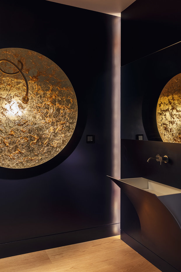 Фотография: Ванная в стиле Хай-тек, Проект недели, Москва, Более 90 метров, #эксклюзивныепроекты, ЖК «Легенда Цветного», Ab-architects – фото на INMYROOM