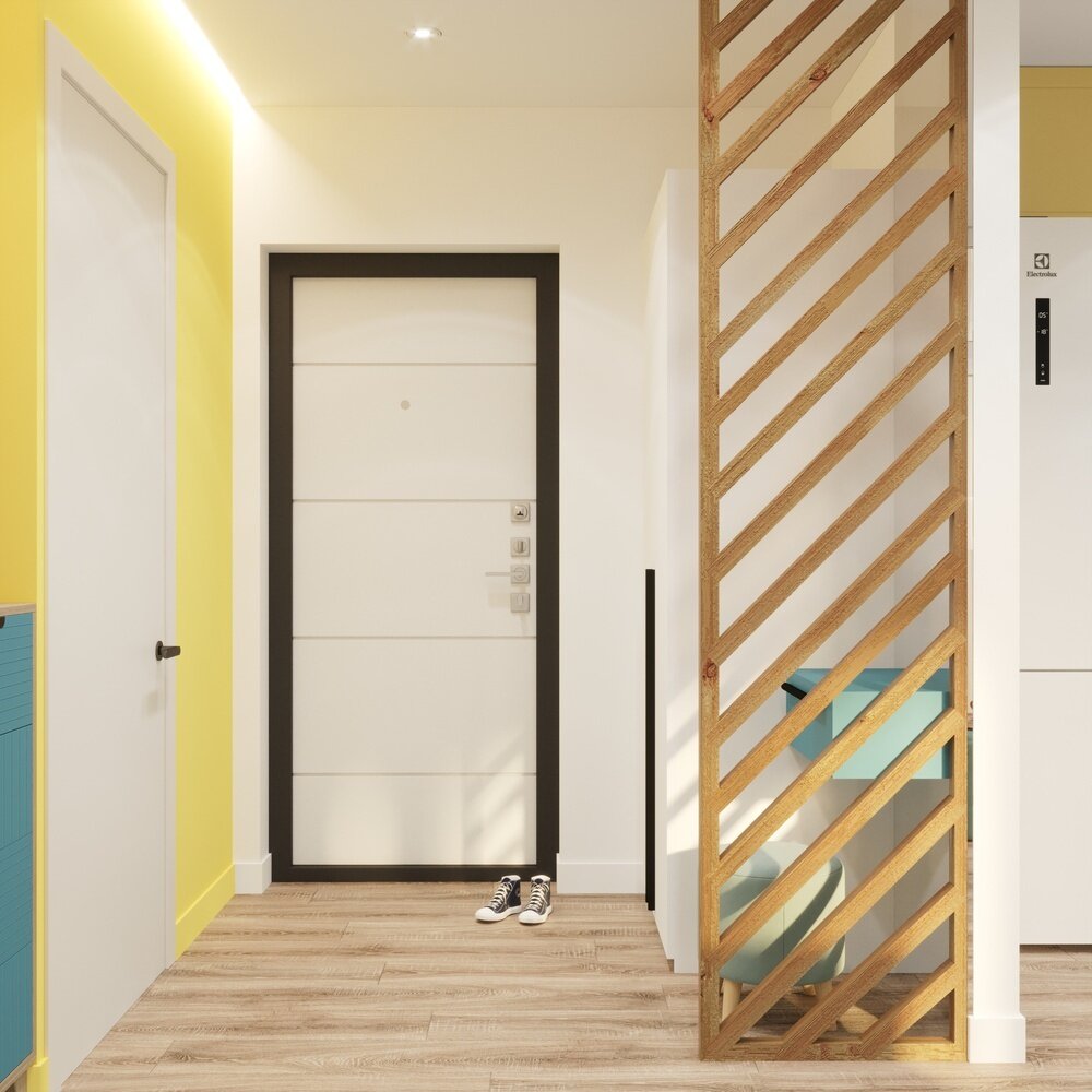 Фотография: Прихожая в стиле Современный, Квартира, Проект дня, Краснодар, 2 комнаты, 40-60 метров, Екатерина Пушкарская – фото на INMYROOM Фотография: Прихожая в стиле Современный, Квартира, Проект дня, Краснодар, 2 комнаты, 40-60 метров, Екатерина Пушкарская – фото на INMYROOM