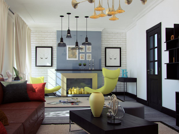 Фото из портфолио Скандинавская гостиная – фотографии дизайна интерьеров на INMYROOM