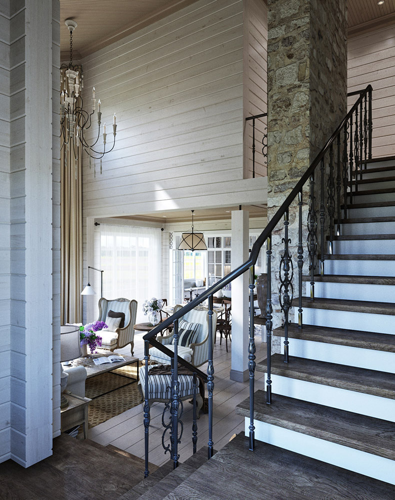 Фотография: в стиле , Современный, Дом, Дом и дача, интерьер дома из бруса, Брянская область, Дятьково, Денис Свирид, как обустроить типовой коттедж, интерьер типового коттеджа, оформить дом из бруса, dom-iz-brusa – фото на INMYROOM