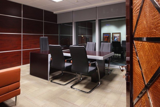 Фото из портфолио Офис в Москва-Сити – фотографии дизайна интерьеров на INMYROOM
