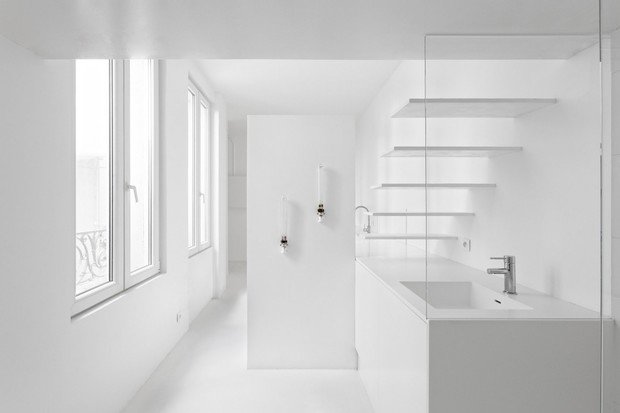 Фотография: Мебель и свет в стиле Современный, Хай-тек, Малогабаритная квартира, Квартира, Дома и квартиры, Париж – фото на INMYROOM