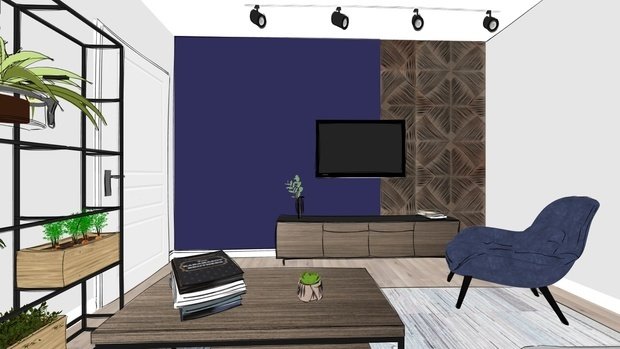 Фото из портфолио Скетчи гостиной – фотографии дизайна интерьеров на INMYROOM