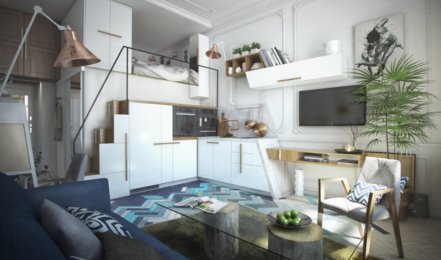 Фотография: Кухня и столовая в стиле Лофт, Проект недели, Гид, Макс Жуков, Виктор Штефан, ToTaste Studio – фото на INMYROOM