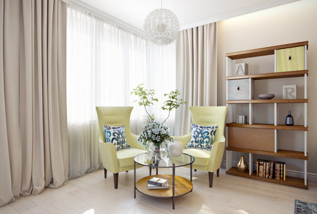 Нежная студия для художницы