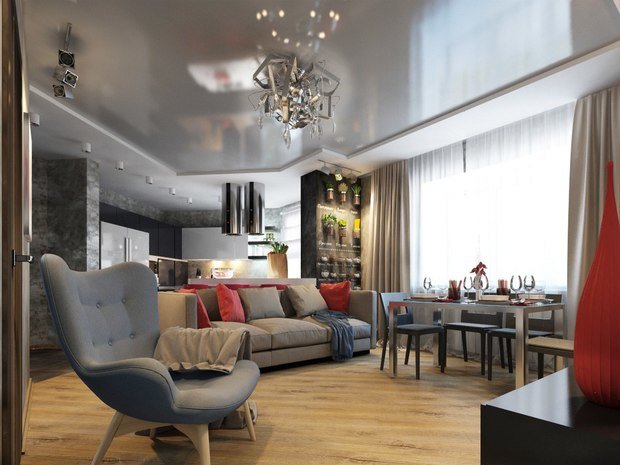 Фото из портфолио 3к.кв. в ЖК Лазурный 84 метра – фотографии дизайна интерьеров на INMYROOM