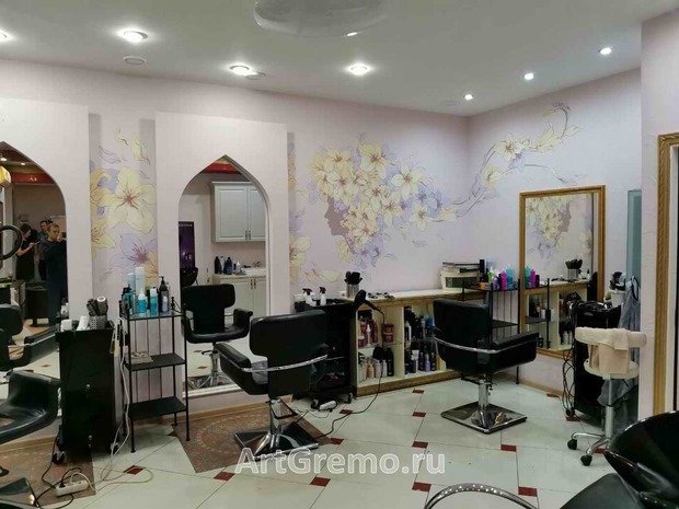 Фото из портфолио Роспись стен "акварелью" – фотографии дизайна интерьеров на INMYROOM