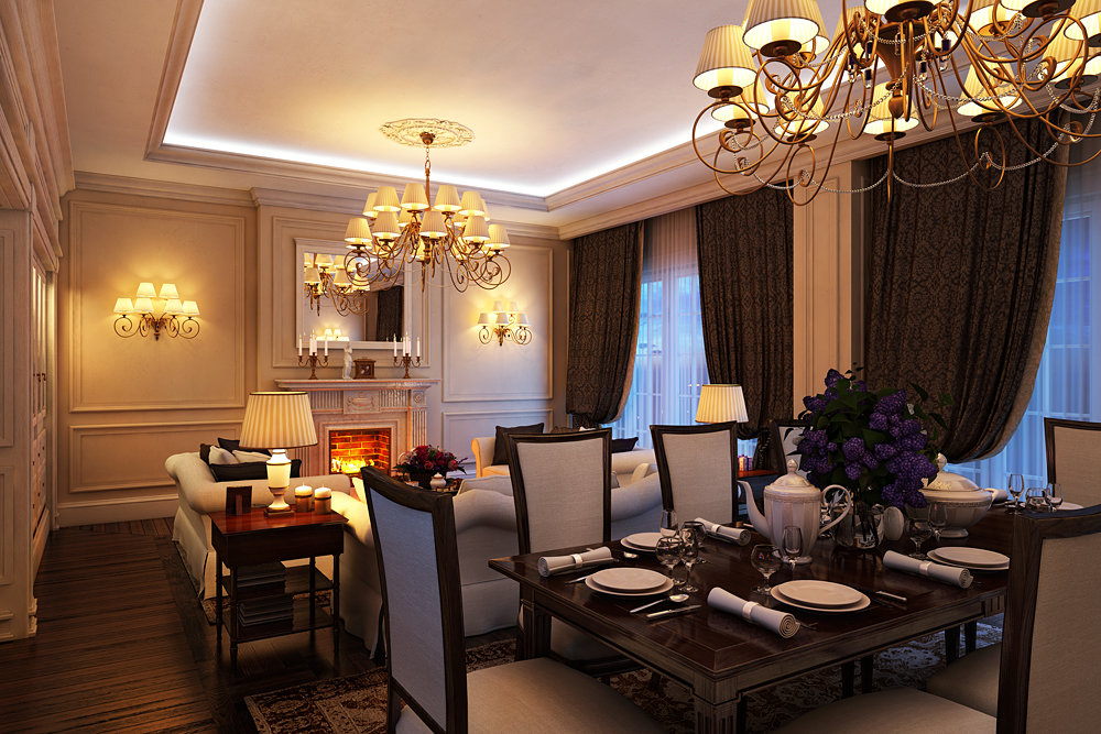 Фото из портфолио Гостиная в легком классическом стиле. – фотографии дизайна интерьеров на INMYROOM Фото из портфолио Гостиная в легком классическом стиле. – фотографии дизайна интерьеров на INMYROOM