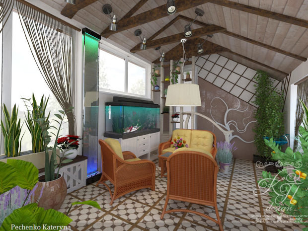 Фото из портфолио Дом с зимним садом – фотографии дизайна интерьеров на INMYROOM