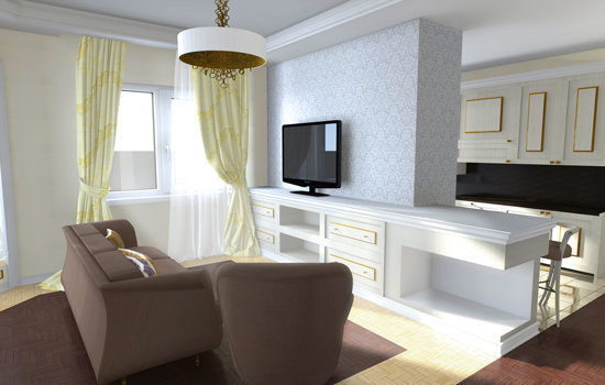 Фото из портфолио Pastel Gold House – фотографии дизайна интерьеров на INMYROOM