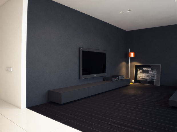 Фото из портфолио Чёрно-белая – фотографии дизайна интерьеров на INMYROOM
