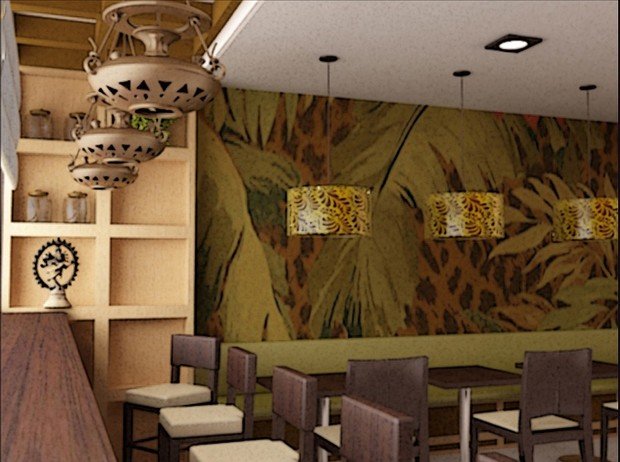 Фото из портфолио Эко-Кафе "UNIQUE Organic Bar" – фотографии дизайна интерьеров на INMYROOM