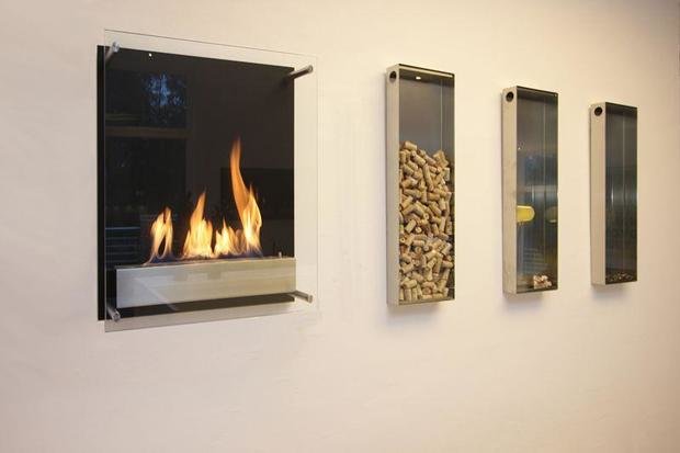 Фото из портфолио Настенные биокамины – фотографии дизайна интерьеров на INMYROOM