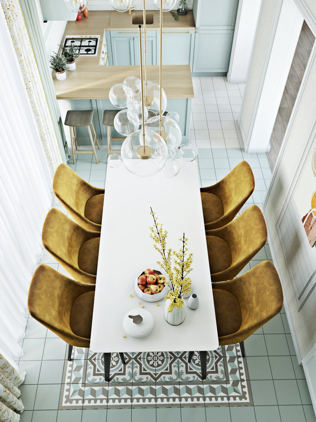 Фото из портфолио Дуплекс 185кв.м. – фотографии дизайна интерьеров на INMYROOM