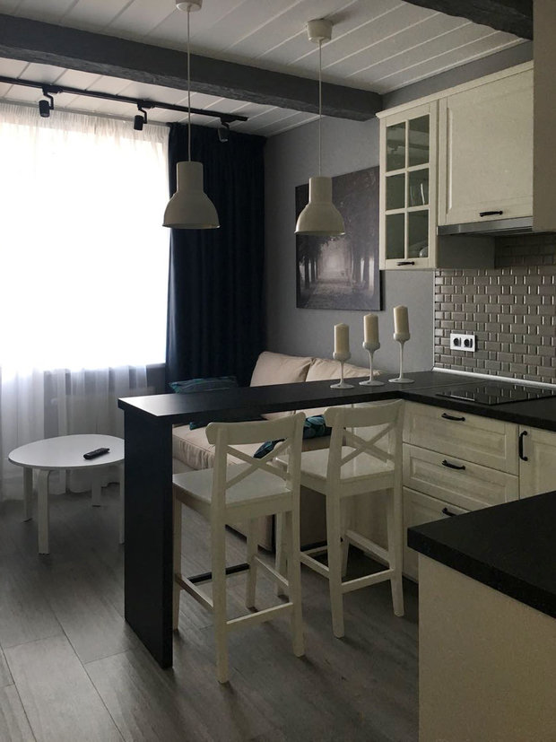 Фото из портфолио Небольшая квартира-студия – фотографии дизайна интерьеров на INMYROOM