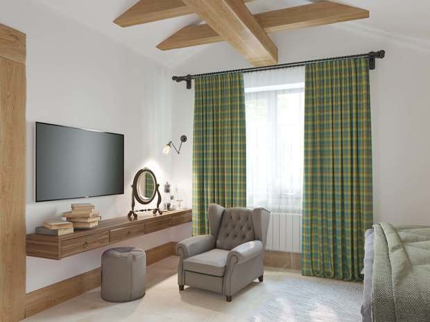 Фотография: Спальня в стиле Эко, Современный, Дом, Украина, Проект недели, Киев, Дом и дача, Кирпичный дом, Михаил Ильченко, Алена Прядко – фото на INMYROOM