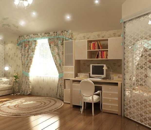 Фото из портфолио Бирюзовая детская в классическом стиле – фотографии дизайна интерьеров на INMYROOM