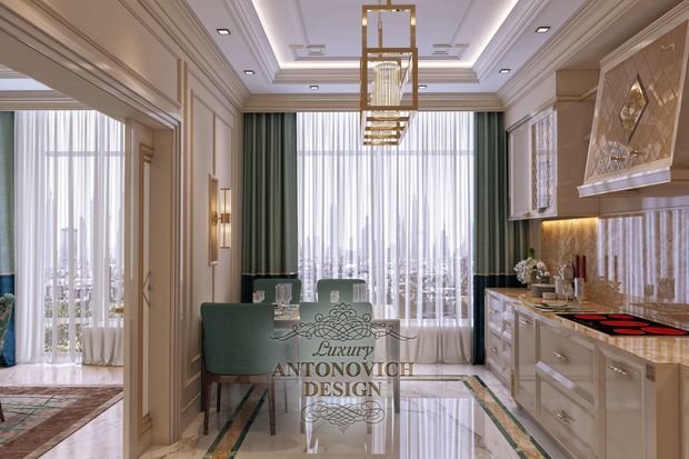 Фото из портфолио Квартира в неоклассическом стиле в ЖК Orda Towers, Астана – фотографии дизайна интерьеров на INMYROOM