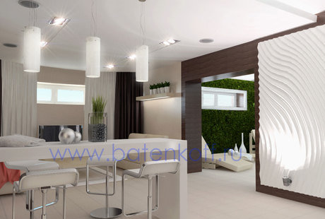 Дизайн проект зоны спа и релакса в коттедже в г Нягань от Батенькофф