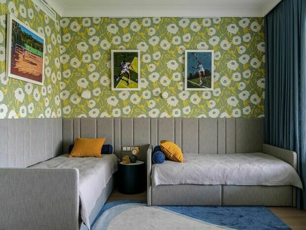 Фотография: Детская в стиле Современный, Эклектика, Квартира, Проект дня, 4 и больше, Более 90 метров, Екатерина Митрошина, Анна Оробинская, Наталья Боник – фото на INMYROOM