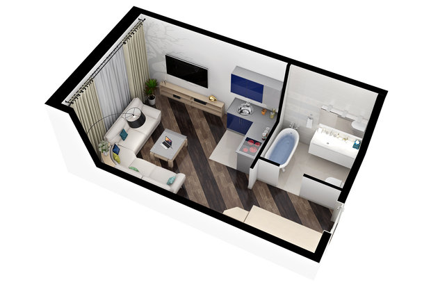 Фото из портфолио 3D-планировки – фотографии дизайна интерьеров на INMYROOM