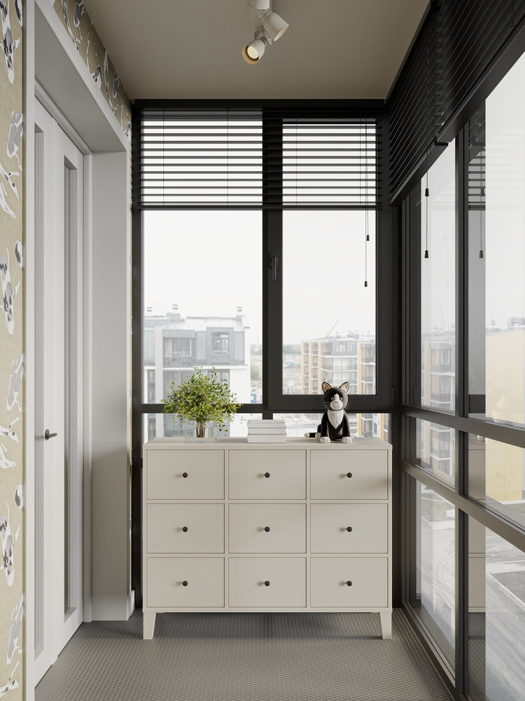 Фотография: Балкон в стиле Современный, Квартира, Проект недели, Санкт-Петербург, Татьяна Воронцова, 3 комнаты, 60-90 метров – фото на INMYROOM Фотография: Балкон в стиле Современный, Квартира, Проект недели, Санкт-Петербург, Татьяна Воронцова, 3 комнаты, 60-90 метров – фото на INMYROOM