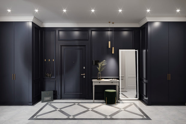 Фото из портфолио Проект и реализация двушки 70 кв.м. в ЖК на Академической – фотографии дизайна интерьеров на INMYROOM