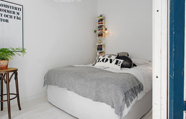 Фотография: Спальня в стиле Скандинавский, Интерьер комнат – фото на INMYROOM