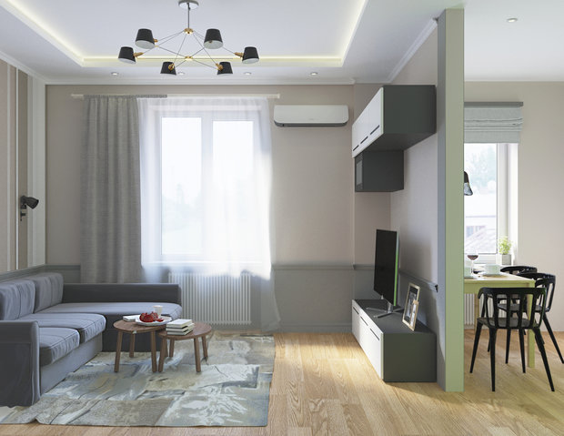 Фото из портфолио Квартира в центре для семейной пары – фотографии дизайна интерьеров на INMYROOM