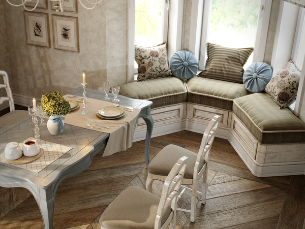 Фотография: Кухня и столовая в стиле Прованс и Кантри, Эклектика, Дом, Проект недели, Санкт-Петербург, Блочный дом, 4 и больше, Более 90 метров, Евгений Жданов, КП «Вартемяги парк» – фото на INMYROOM