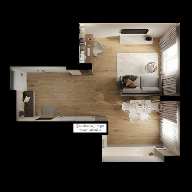Фото из портфолио Квартира в Евпатории – фотографии дизайна интерьеров на INMYROOM