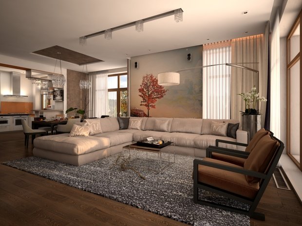 Фото из портфолио Дом в КП Пестово – фотографии дизайна интерьеров на InMyRoom.ru