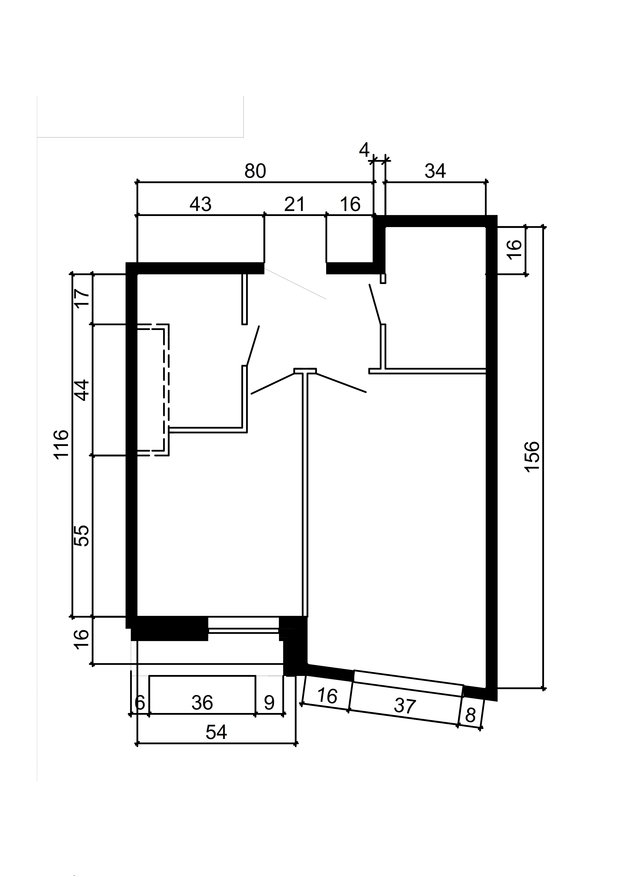 Фото из портфолио 1к квартира. Как все уместить? – фотографии дизайна интерьеров на INMYROOM